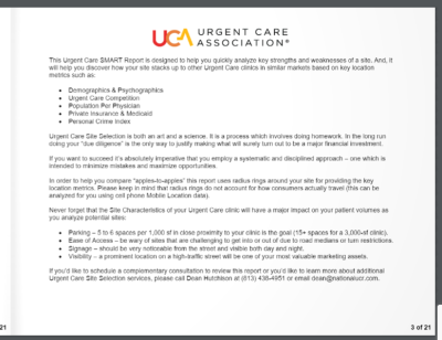 Urgent Care Site Selection Tool: Strategic Market Assessment Report - Image 3