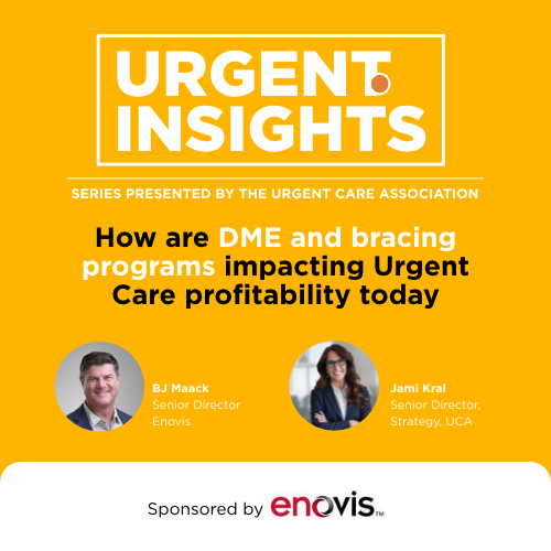 Urgent Insights: Conversations on DME and bracing profitability, featuring Enovis